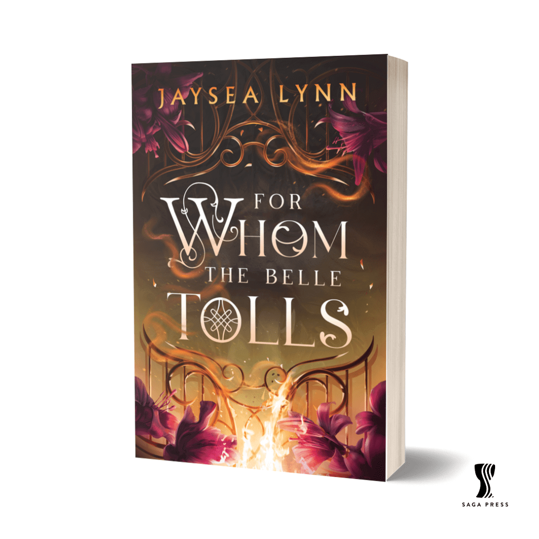 Book cover: "For Whom the Belle Tolls".